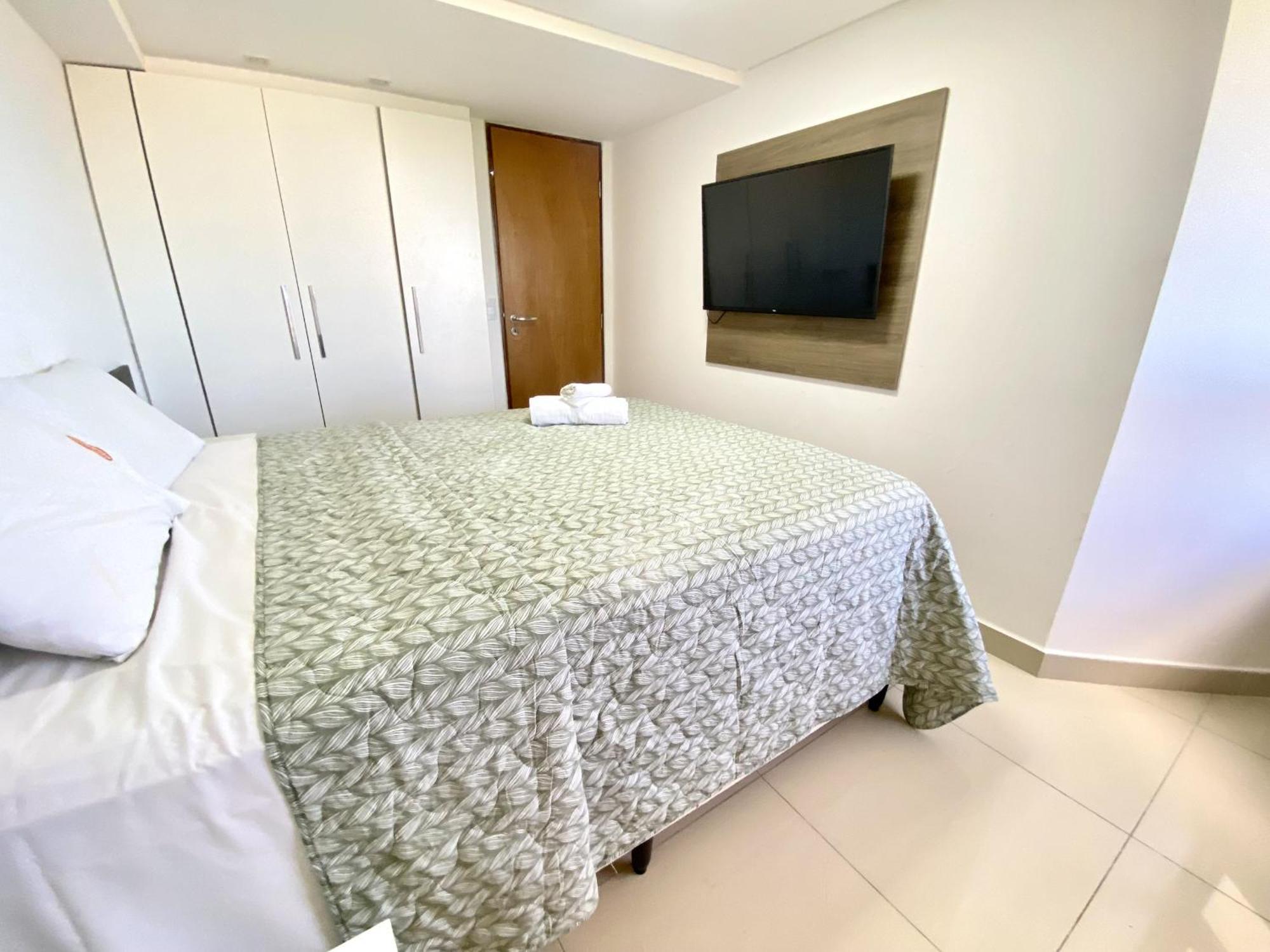 João Pessoa Goldflat Cabo Branco By Penareiaturbrアパートホテル 部屋 写真